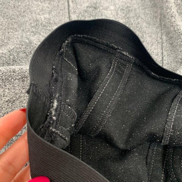 Loft Gray Fleece Mini Skirt Elastic Waist XSP Above Knee Soft‎ Comfort - Picture 6 of 13